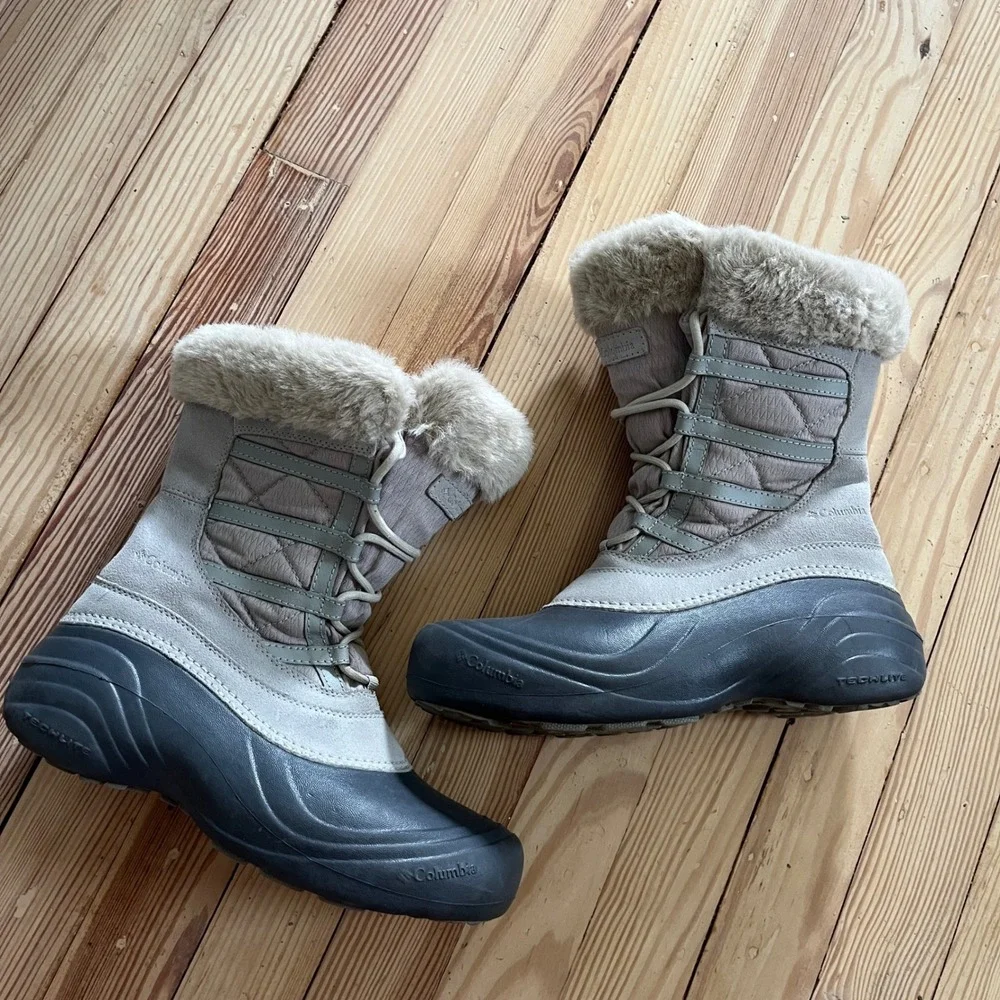 Columbia‎ Loveland Omni-Heat Women's Winter Boots Shale Grey BL1519-027 Size 8